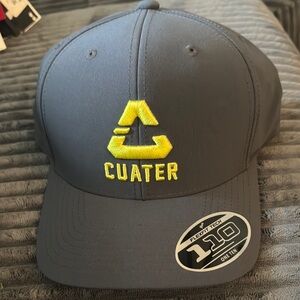 Cuater Gray Cap with Yellow Logo nwt